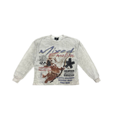 Mixed Emotions “Triplets” Long-sleeve Tee White