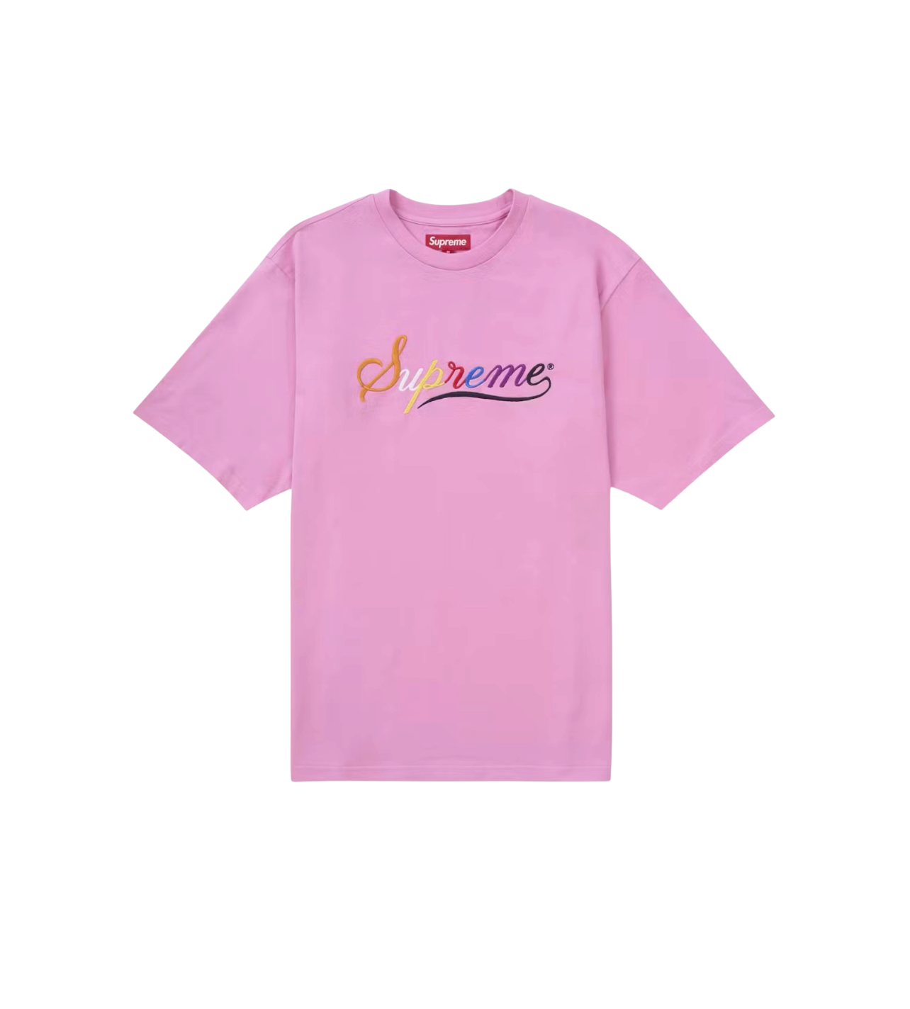 Supreme Cursive S/S Top Pink