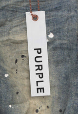 Purple Jeans Blue Splatter