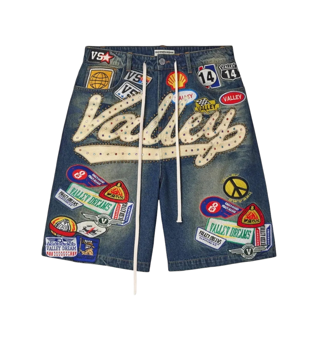 Vale 1980s Jean Shorts