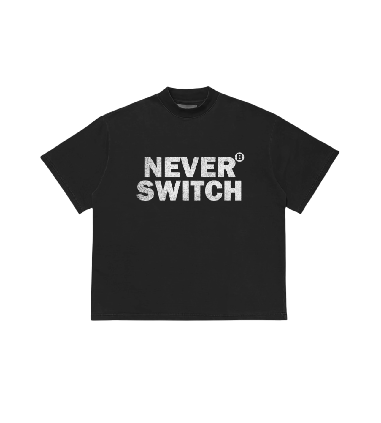 Never Switch Tee Black