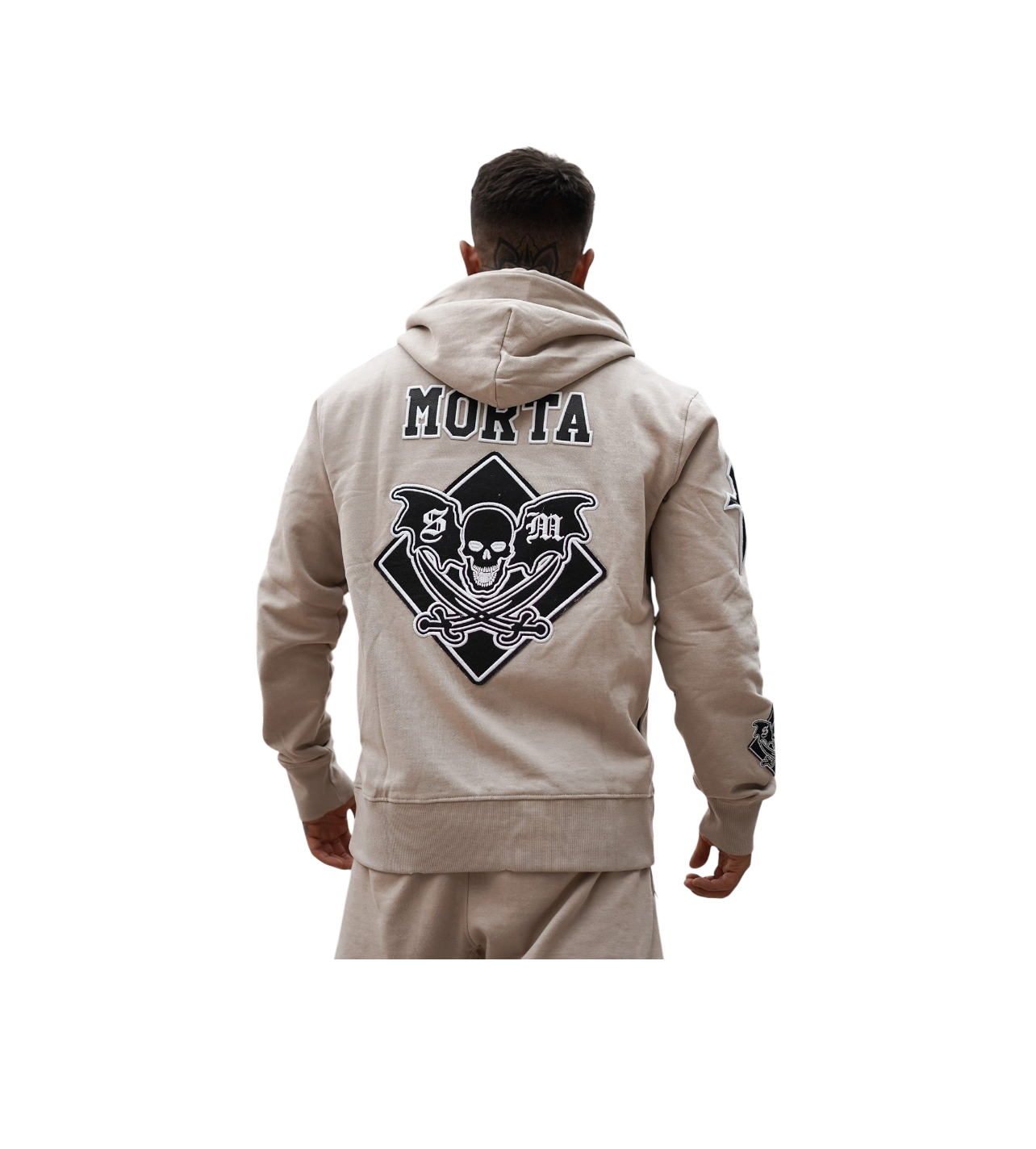 Saint Morta Patchwork Hoodie Tan