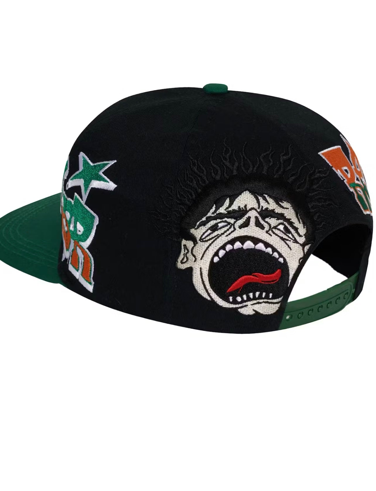 Hellstar Records Hat Green/Orange