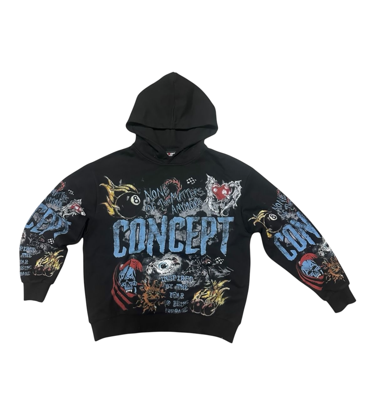 Concept “Graffiti” Hoodie Black