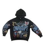 Concept “Graffiti” Hoodie Black