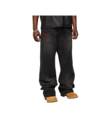 Loiter Y2K Baggy Carpenter Pants Black