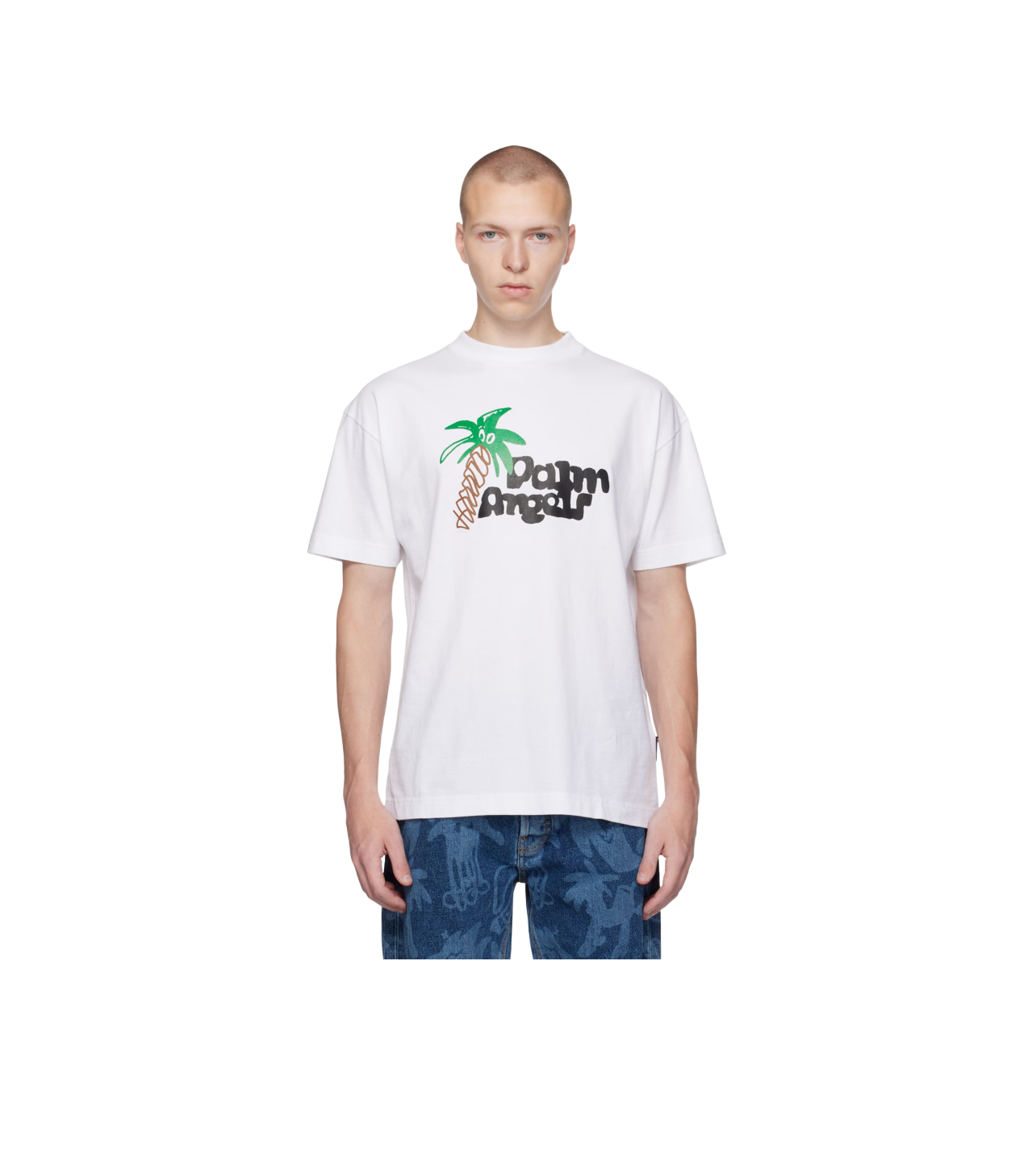 PA Palm Tree White Logo Tee