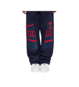 Von Dutch Patched Wide-leg Sweatpants