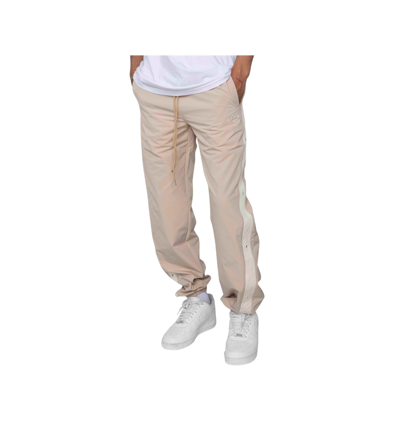 EPTM Cream Two Tone Track Pant