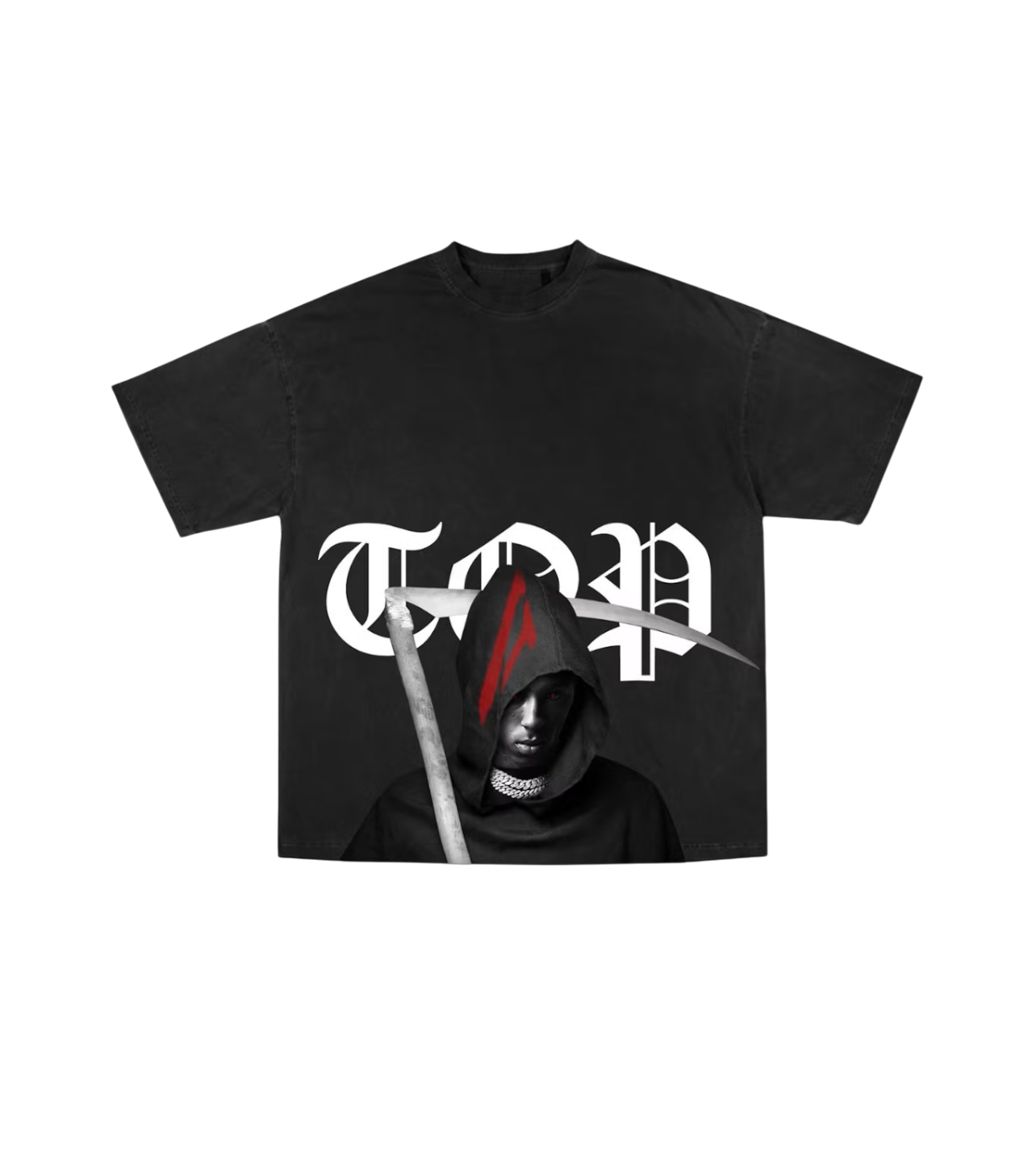 Vlone Youngboy Top Tee Black
