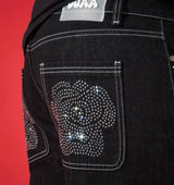 DUAA “Victorious” Denim Shorts