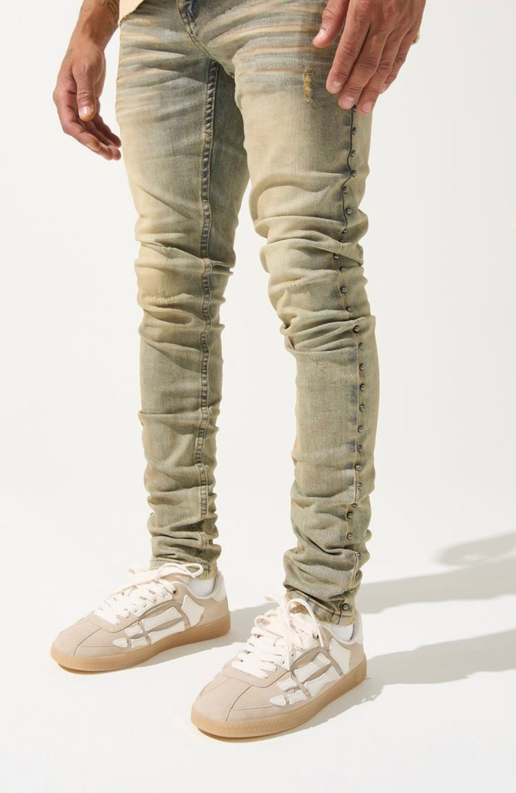 Serenede “EXO” Stud Jeans