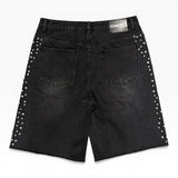 Concept “Chandelier” Denim Shorts Black