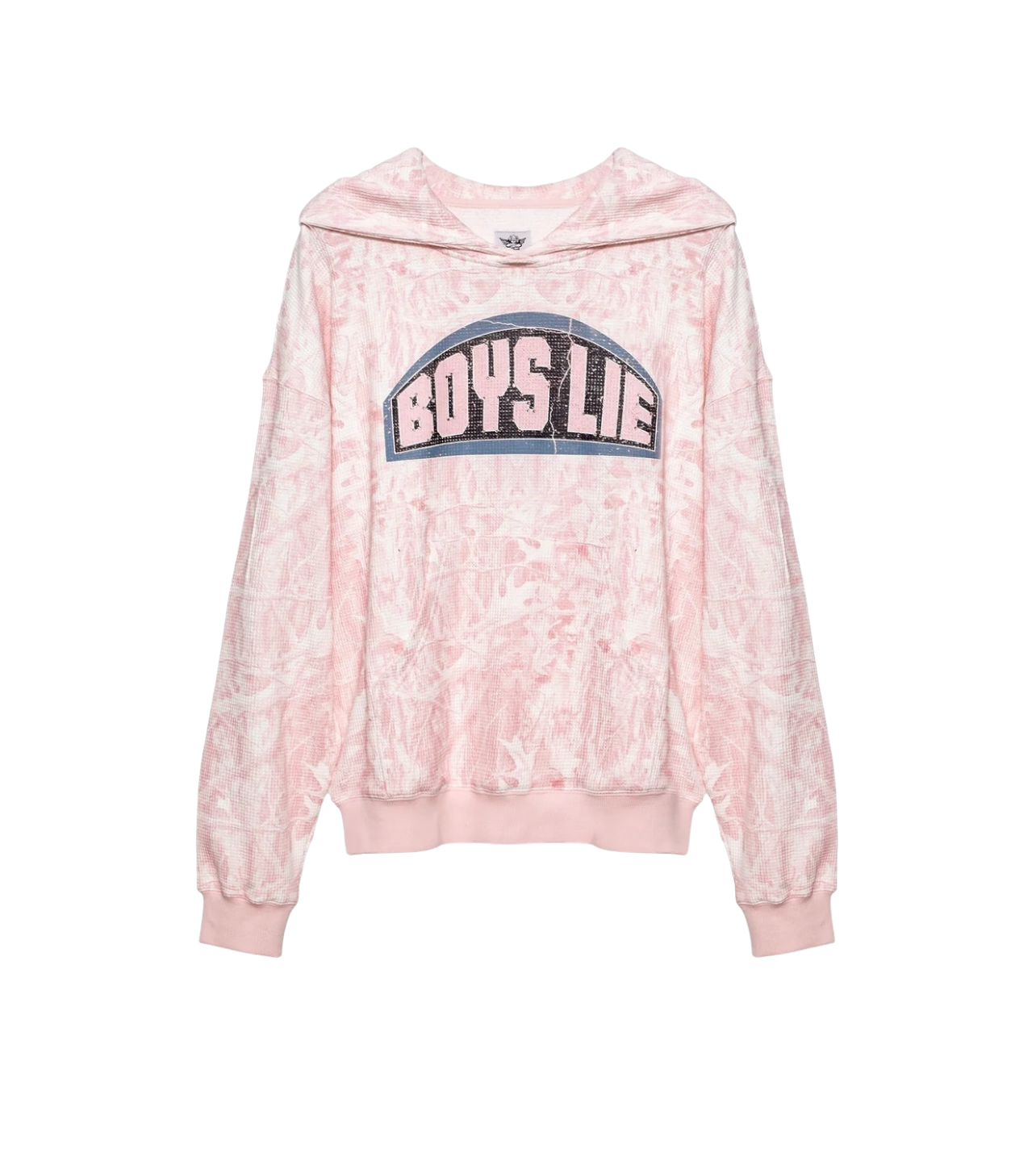 Boys Lie Let Love Guide My Way Rhinestone Racer Hoodie