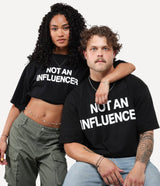 Not An Influencer Black OG Tee