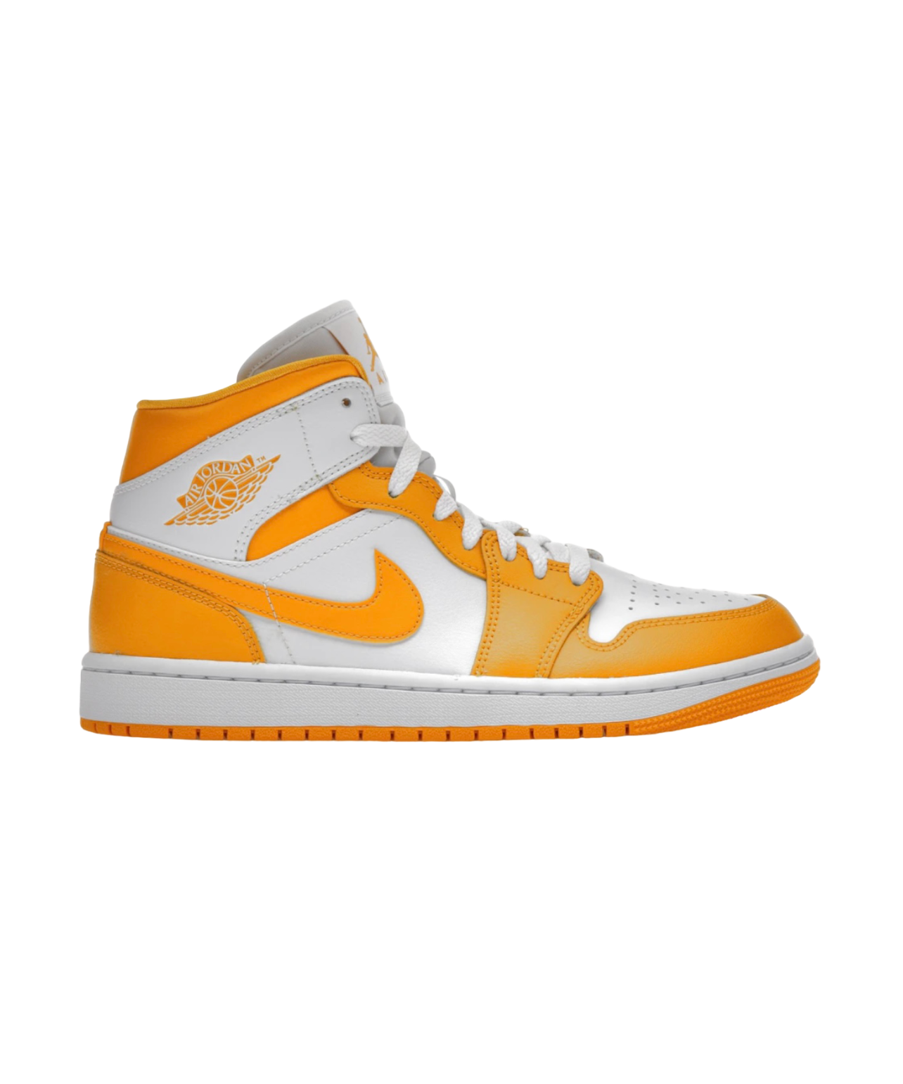 Jordan 1 Mid Gold/White