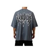 Loiter Black Metal Logo Tee