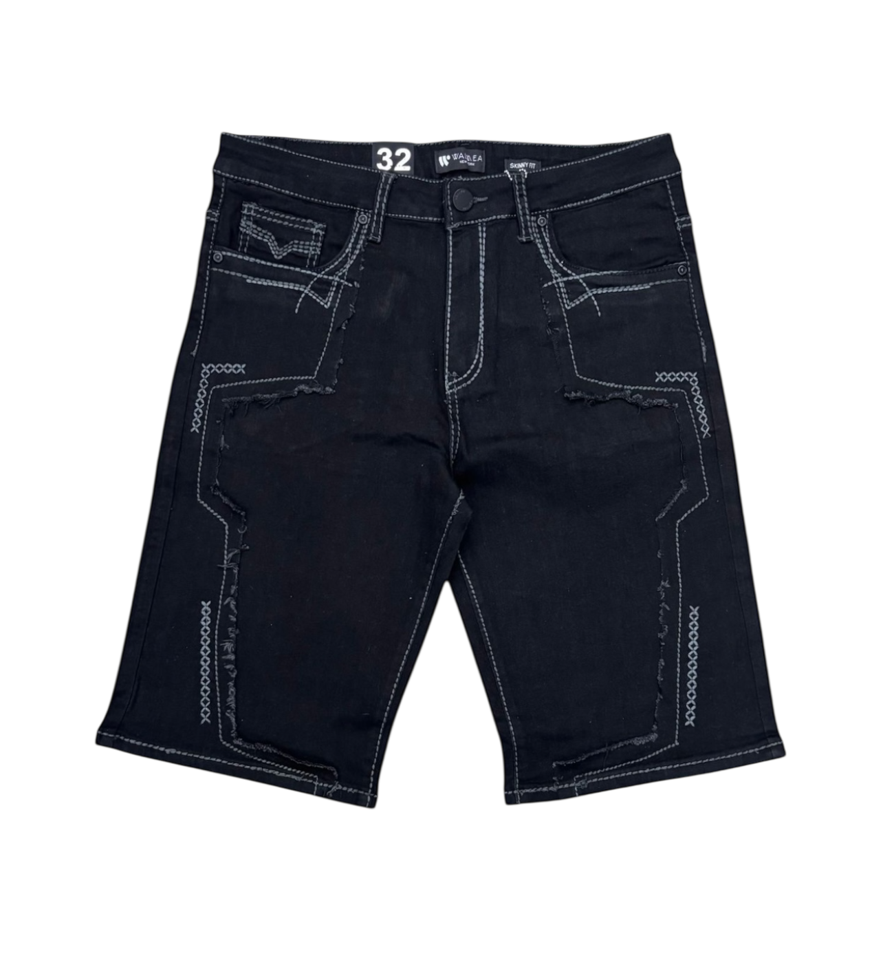 Waimea Black Y2K Jean Short