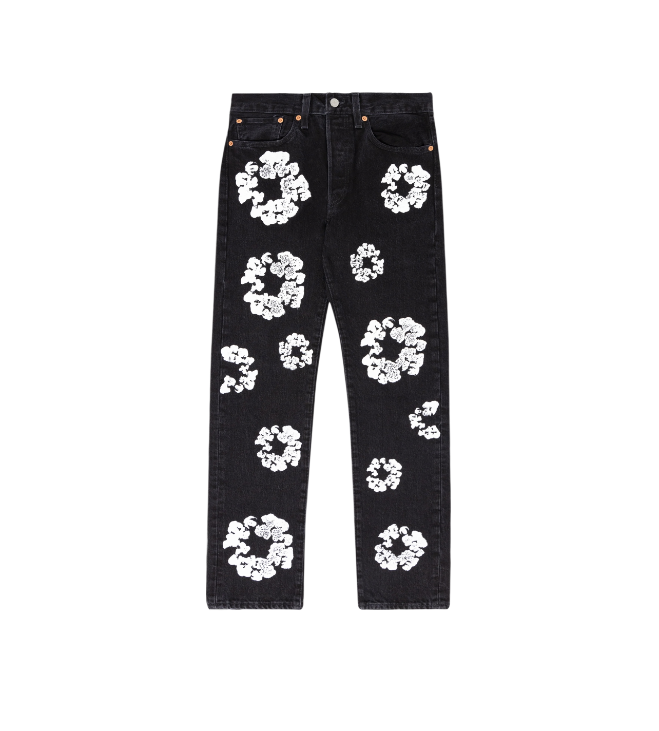 Levi’s X Denim Tears Cotton Wreath Black Wash Jeans