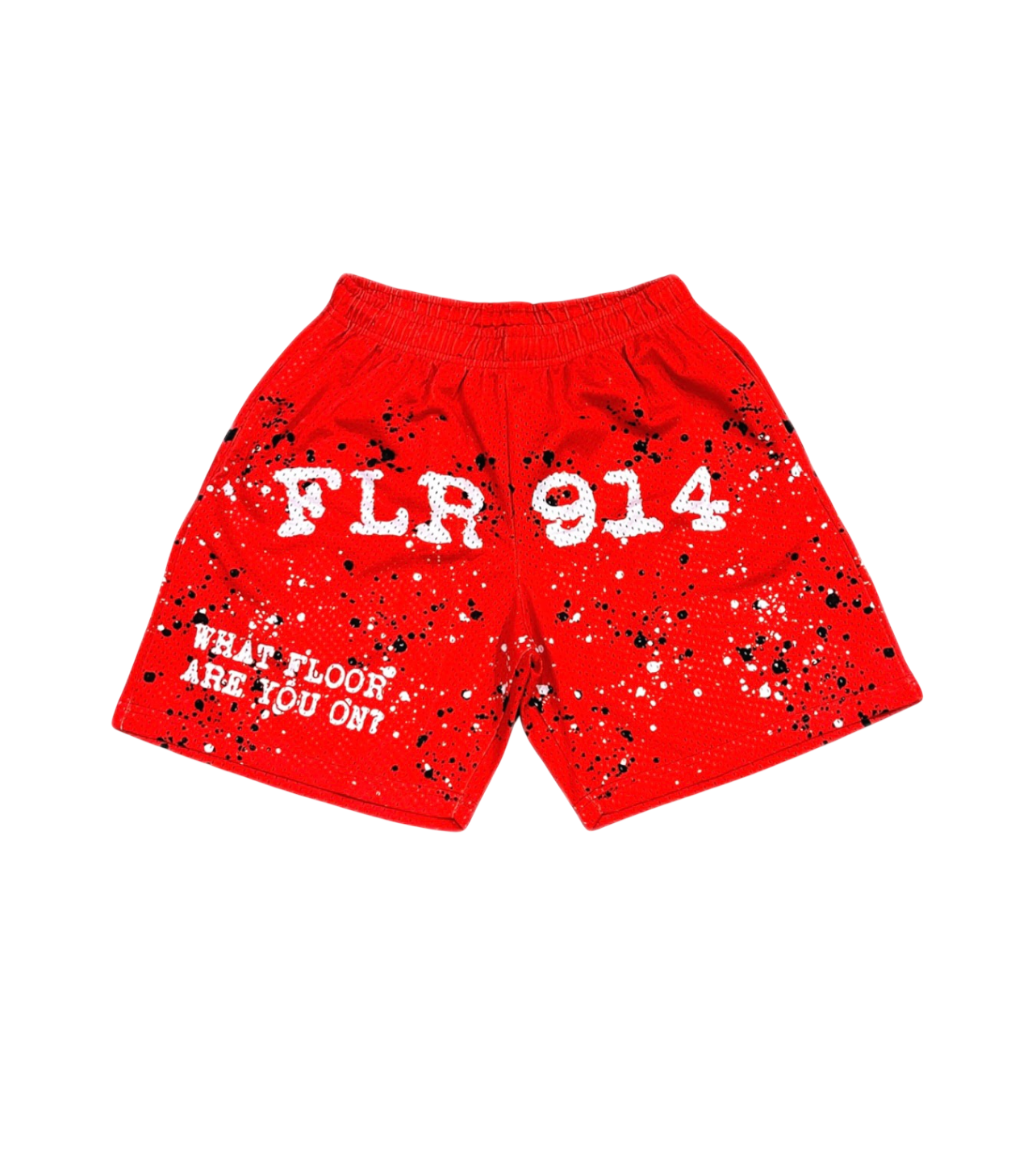 Floor 914 Mesh Shorts Red