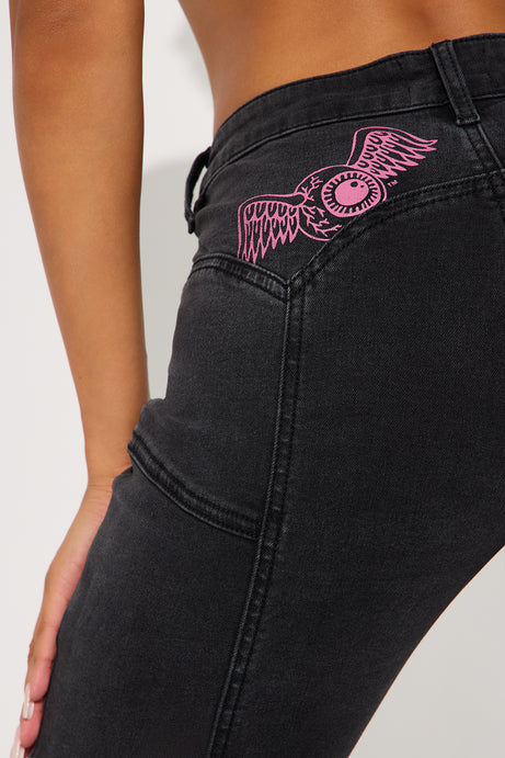 Von Dutch Black Patch Jeans