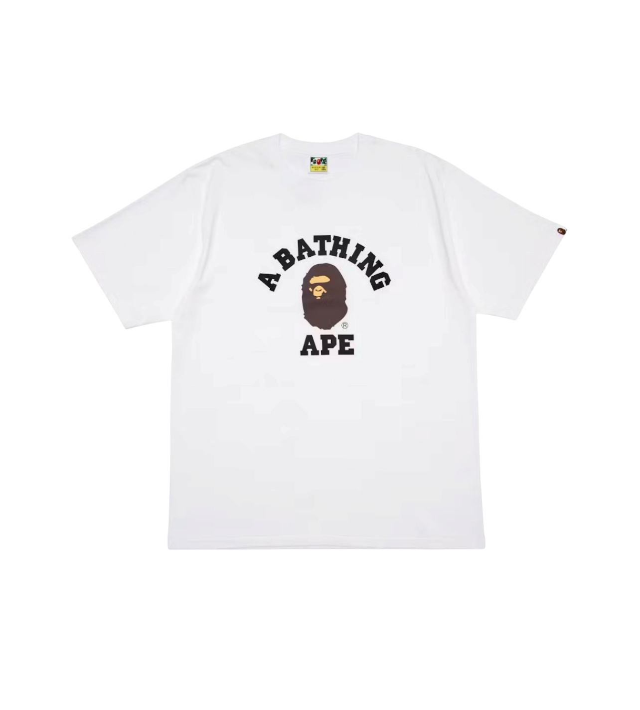 Bape College Tee White