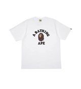 Bape College Tee White