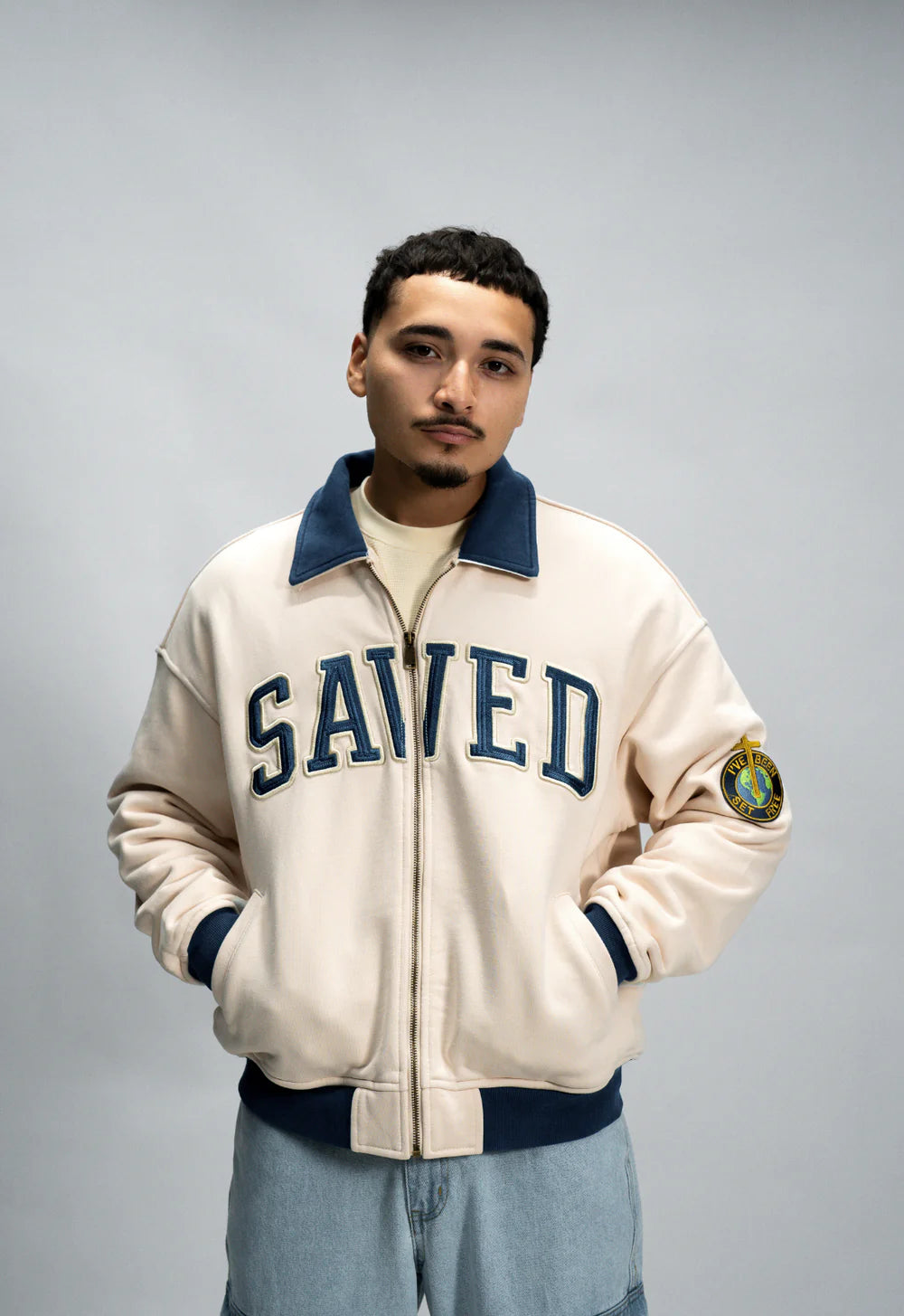God In You “Saved” Full Zip Jacket