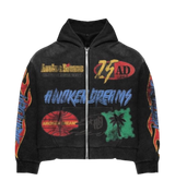 Dream Dept Black Zip-Up Hoodie