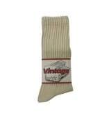 Vintage Cream Tube Socks