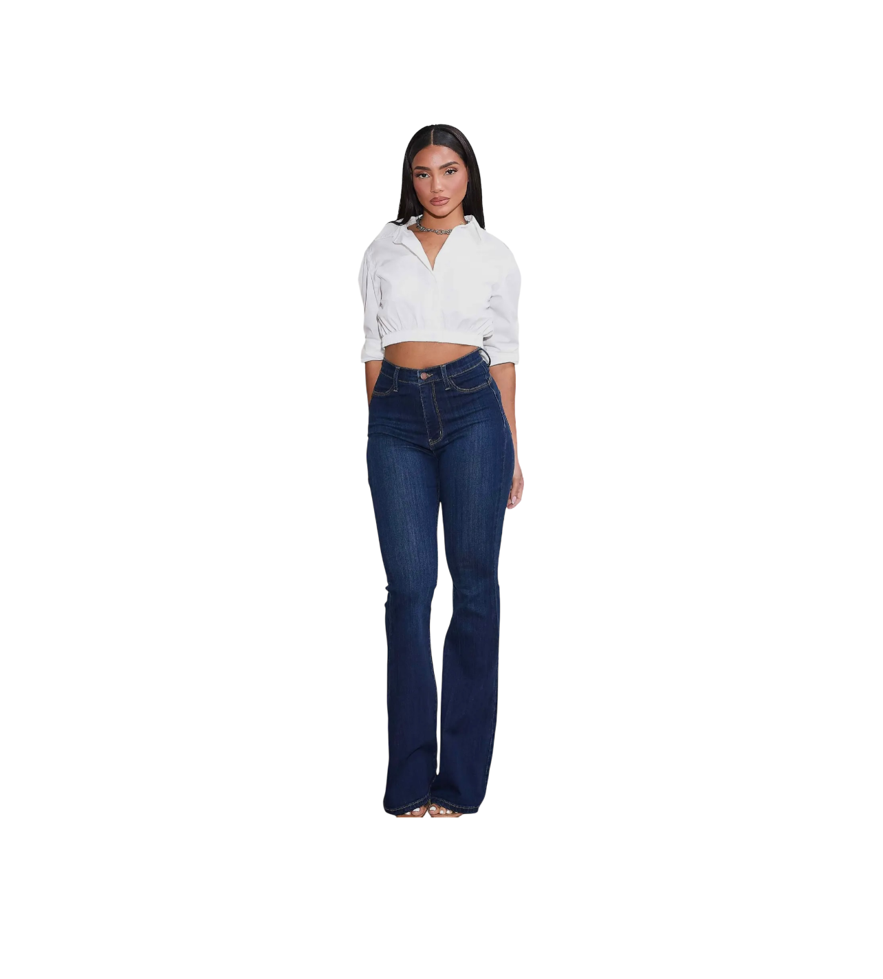 Vibrant Dark Stone Boot Cut Denim