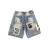 Mixed Emotions “Ai” Shorts Blue