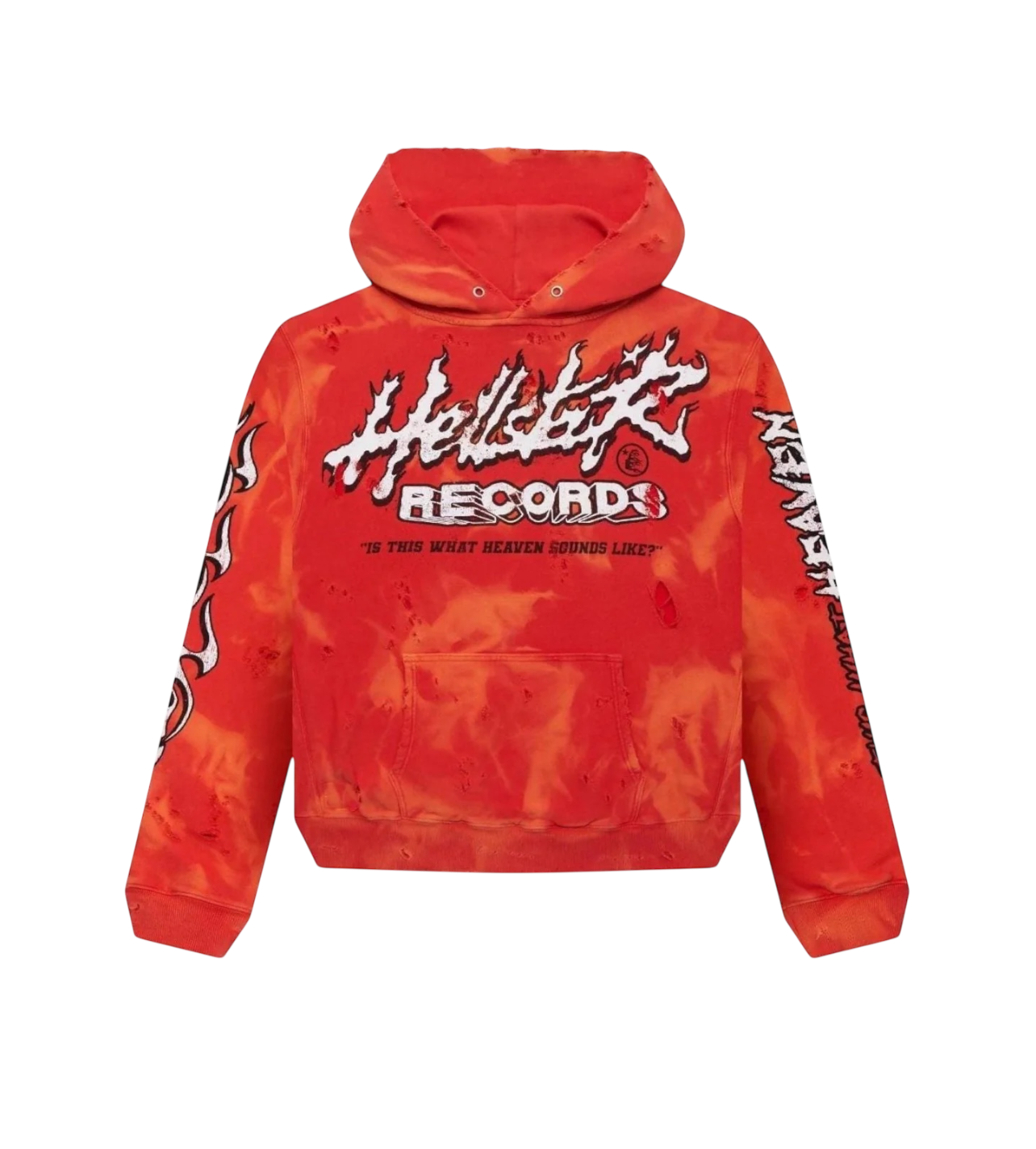 Hellstar Records Hoodie Lava Red
