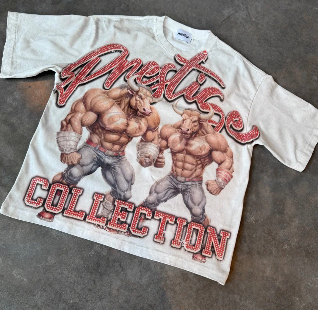 Prestige Bulls Tee White