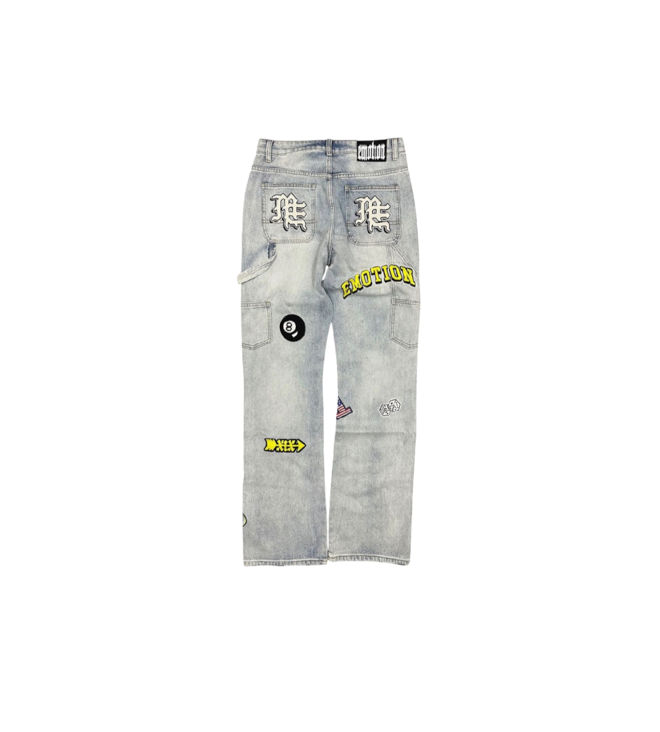 Mixed Emotions Patchwork Denim