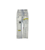 Mixed Emotions Patchwork Denim