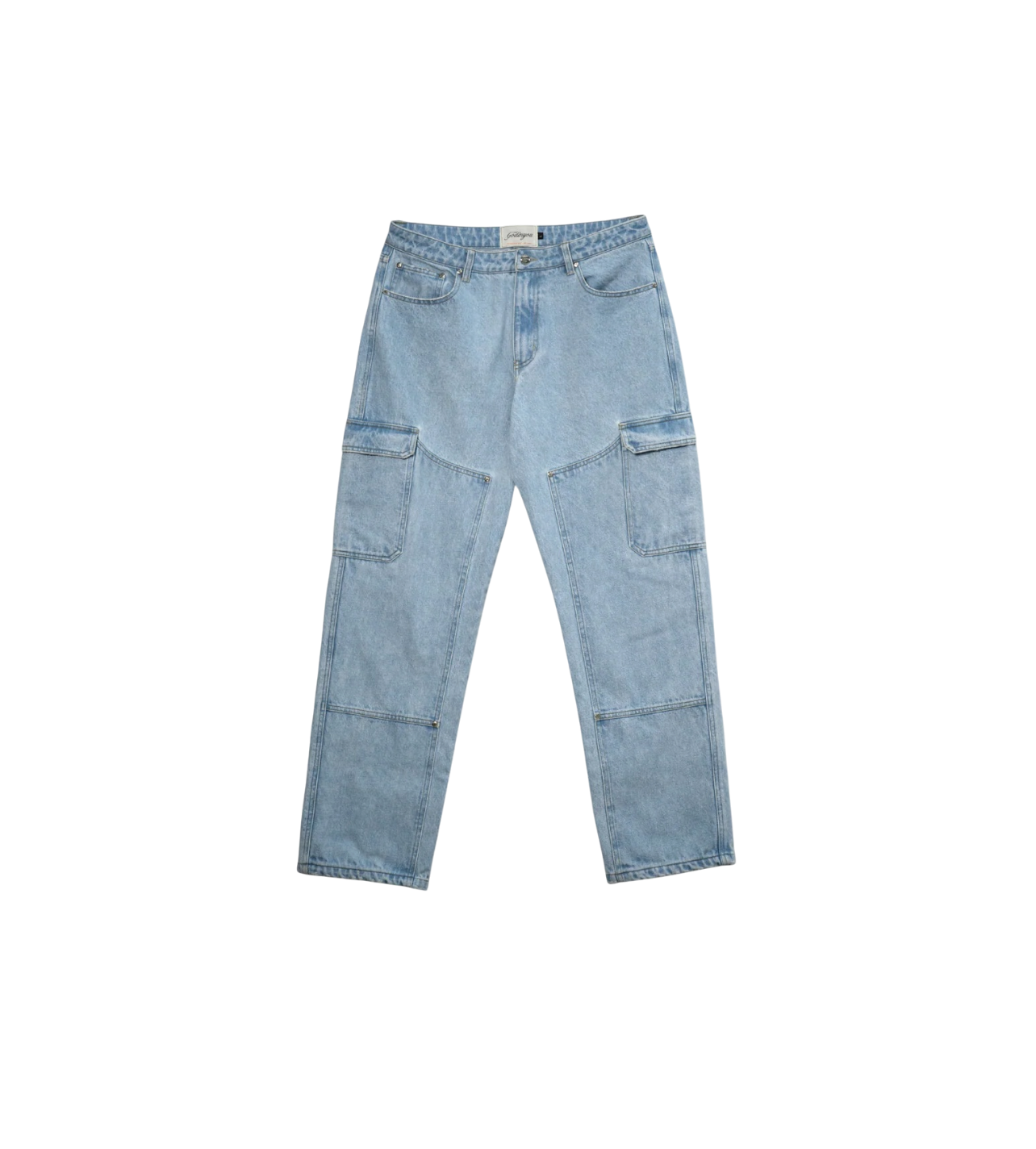 God In You “Carpenter Cargo Denim” Blue