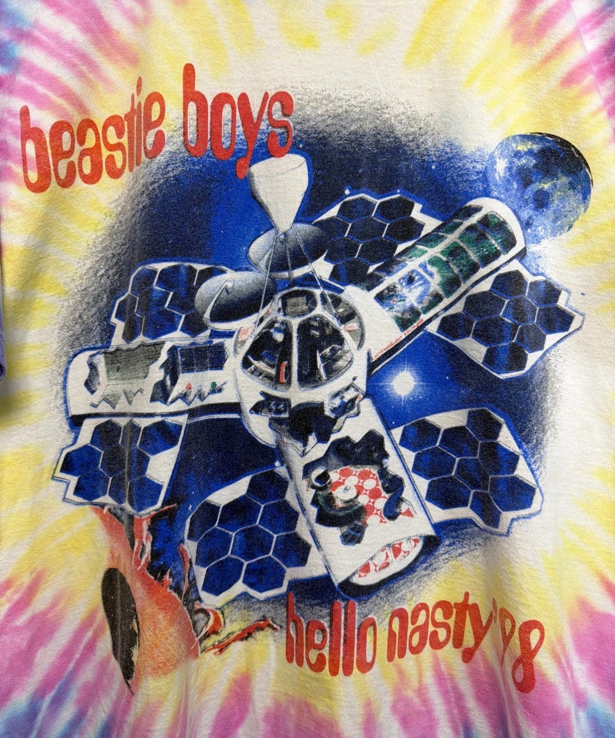 GRAIL!  1998 Bestie Boys Hello Nasty Tour Tie-Dye T Shirt XL