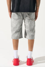 Serenede “SAKURA” Denim Short (With Wallet Chain)