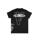 Vlone Rose Pop Smoke Tee Black