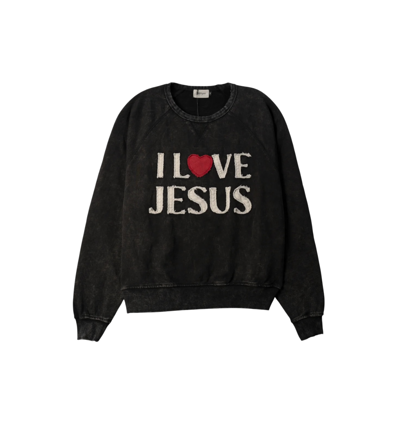 God In You I Love Jesus Crewneck Black