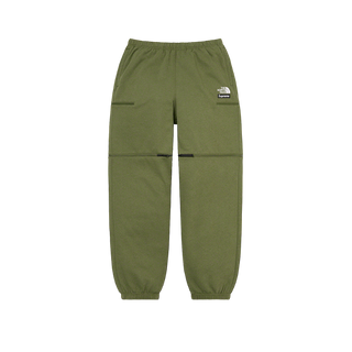 Supreme X North Face Sweatpants Shorts Green Awoken Kicks