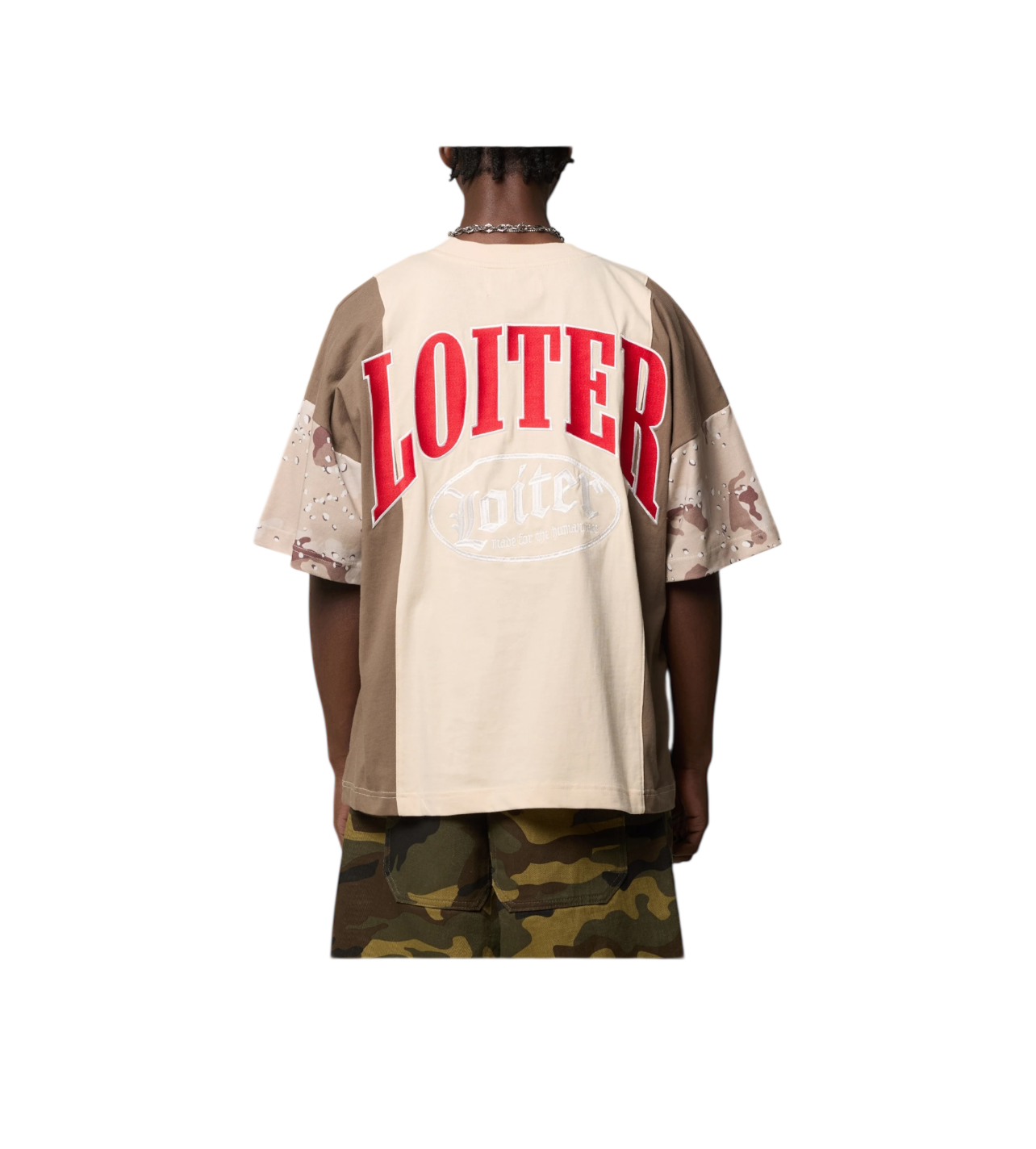 Loiter Camo Split Tee