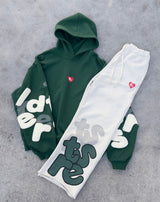 Red Letters Scattered Pant Bone Sweatpants