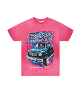 Rockstar Distressed Pink G Truck Tee