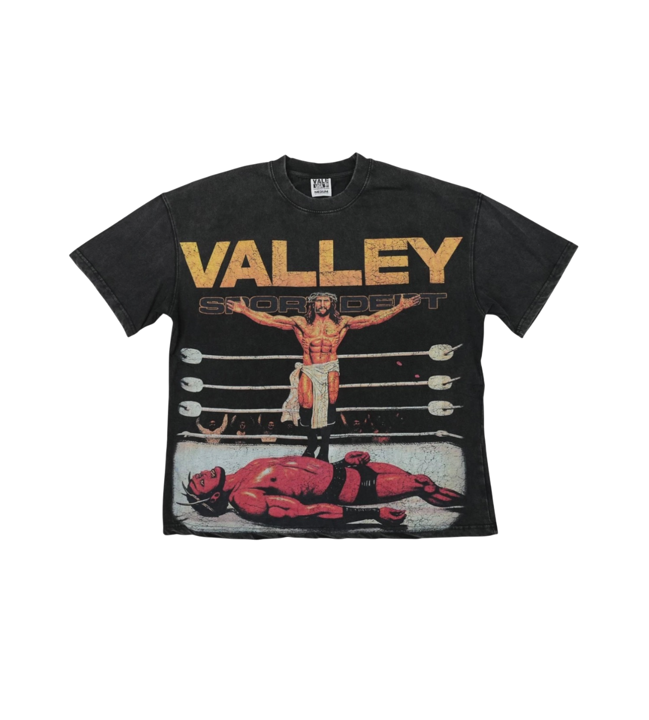 Vale Jesus Boxing Tee Black