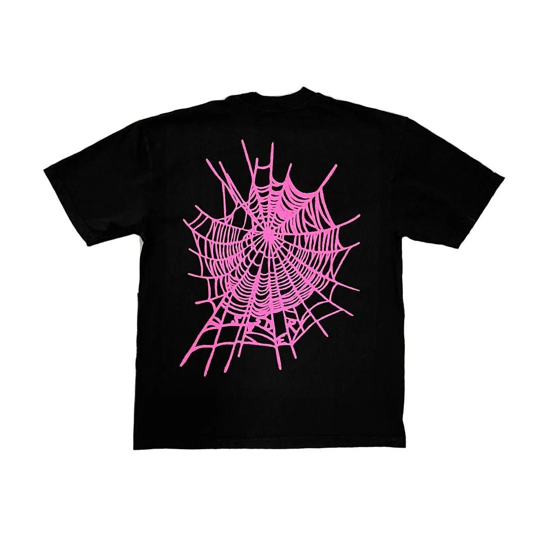 Sp5der Web Black/Pink Tee