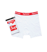 Supreme Hanes Boxer Breifs (4 Pack) White