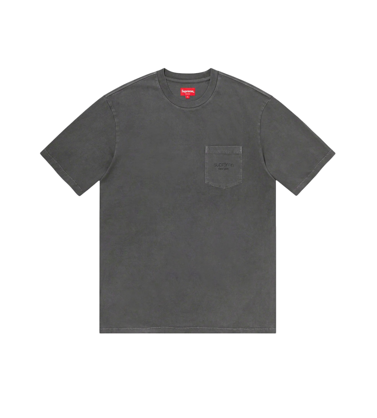 Supreme Grey Pocket Tee