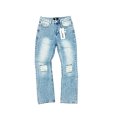 Mixed Emotions Flooded Rhinestone Jeans